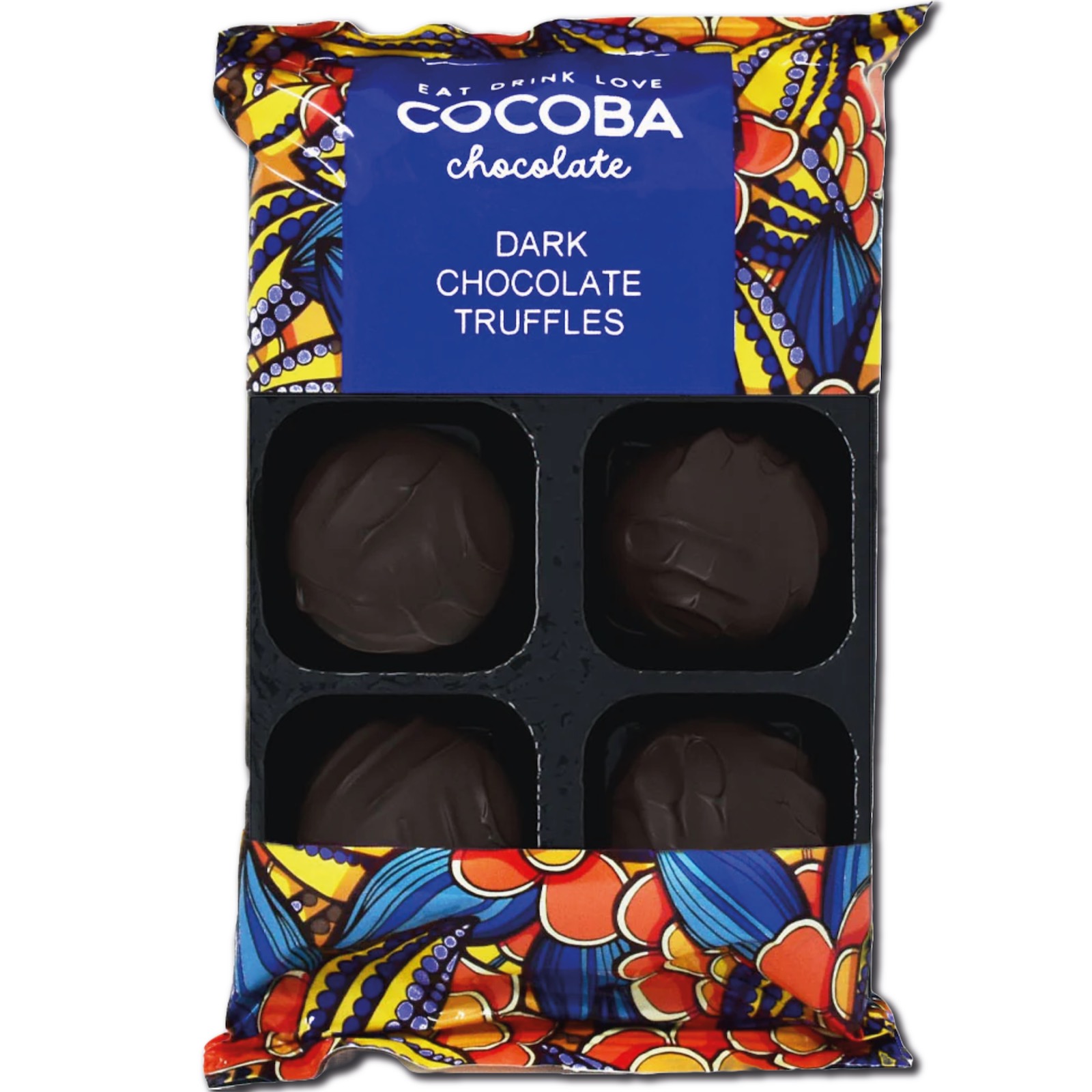 Trufe de ciocolată neagră 72G