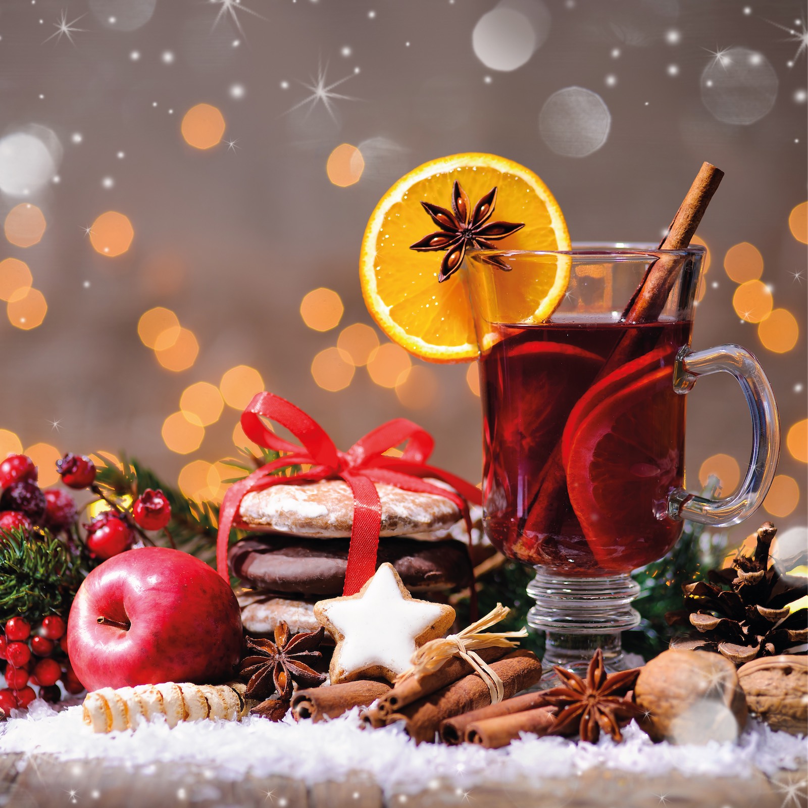 Set ceai și biscuiți, Ediție limitată Crăciun 400G